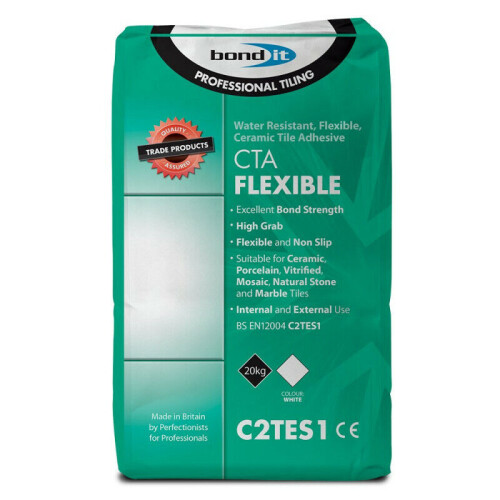 CTA Flexible Tile Adhesive Cement Ceramic 20kg