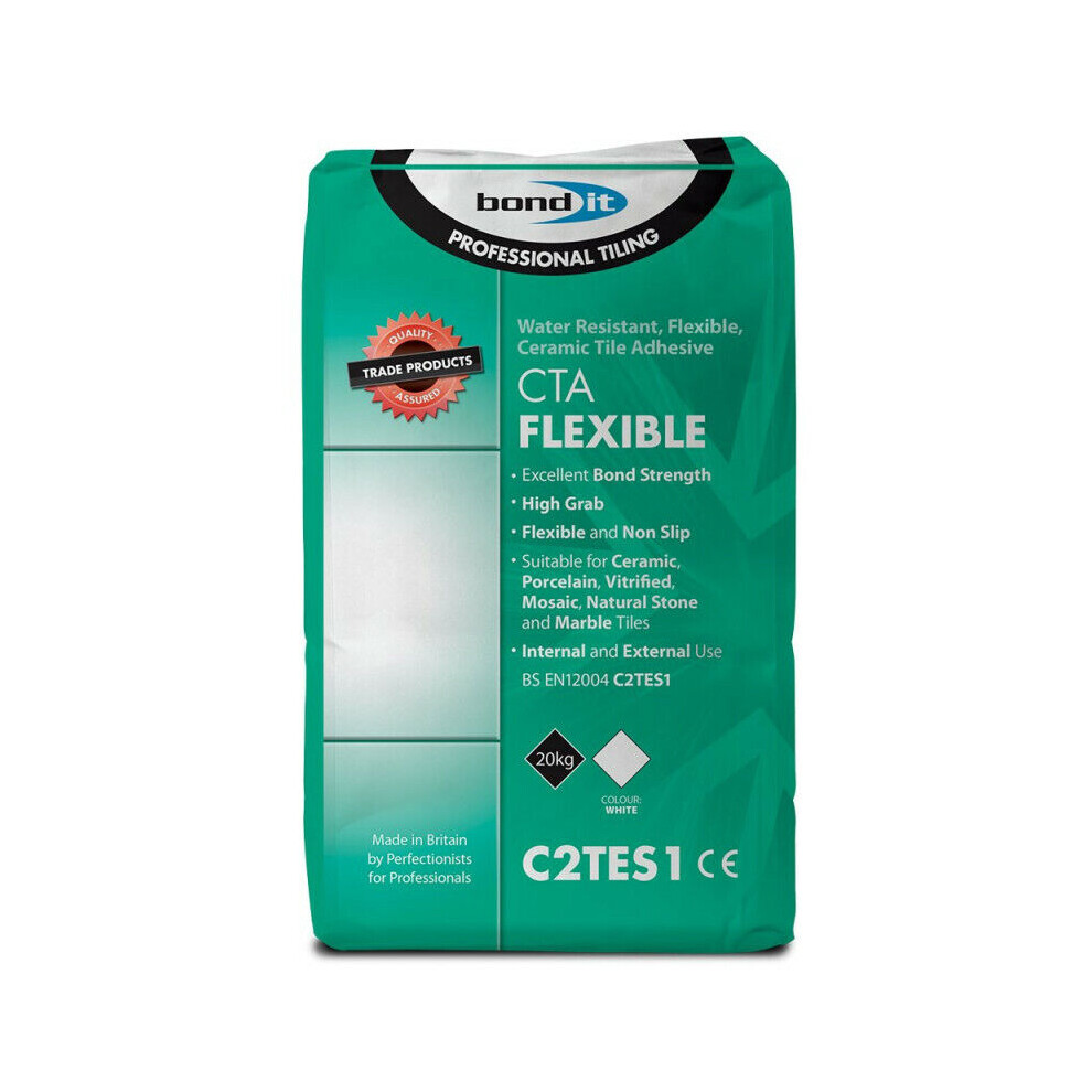 Cta Flexible Tile Adhesive Cement Ceramic 20Kg 5061022234960