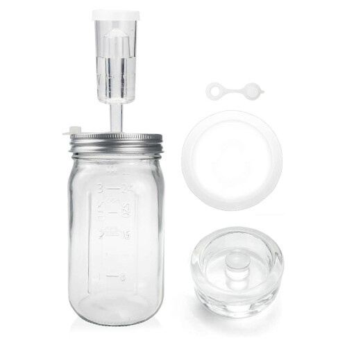 3X 32 Oz Mason Jar Fermentation Kit, Fermentation Jar, Fermentation Lid, Fermenting Weights and Airlocks 1