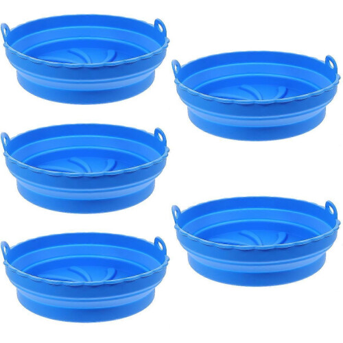 Reusable Air Fryer Silicone Set 5Pcs Pot Liner for Cooking Needs 1