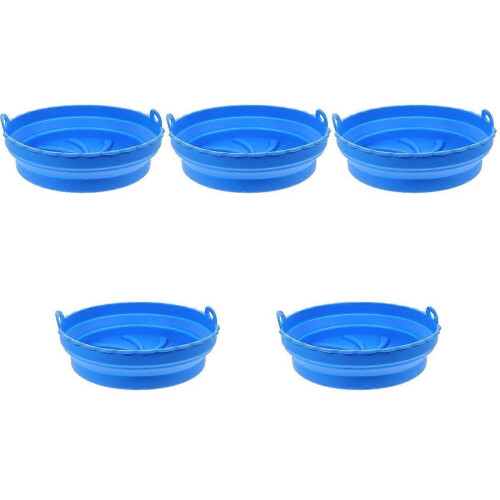 Reusable Air Fryer Silicone Set 5Pcs Pot Liner for Cooking Needs 2