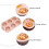 Pink Silicone Cake Mold for Kitchen Baking Tool with 3Pcs Included 2