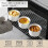 Ramekins with Lids 8 oz,White Porcelain Creme Brulee Souffle Ramekins 2