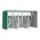 Garden Metal 3 Bin Storage Shed Garbage Can Storage, Green 4