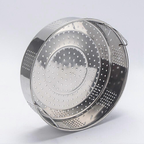 Bun Steamer for Home Practical Handles Design Stainless Steel Thicken Grid 1Pcs 1