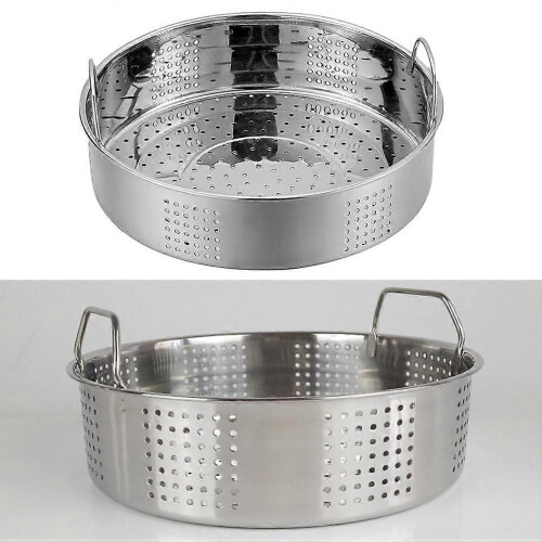 Bun Steamer for Home Practical Handles Design Stainless Steel Thicken Grid 1Pcs 2