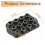 6 Pack Mini Muffin Cheesecake Pan with Removable Bottom, 12 Cavity Nonstick Cupcake Pan 4