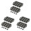 6 Pack Mini Muffin Cheesecake Pan with Removable Bottom, 12 Cavity Nonstick Cupcake Pan 1
