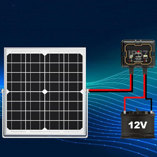 Automatic 100A MPPT Energy Manager 12V Battery Unit Weatherproof 1