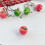 Breloque étoile en forme de pommes miniatures, tendance,-Rouge 6