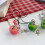 Breloque étoile en forme de pommes miniatures, tendance,-Rouge 7