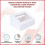 50Pcs Cupcake Boxes 12 Hole Laminated Clear Window Face Favour Baking Cups & Cases 4