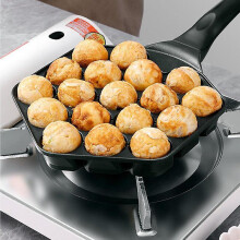 (2) Gas Takoyaki Maker Octopus Balls Grill Pan Non-stick Iron Bread Toast Breakfast Machine Baking Barbecue Oven Mold