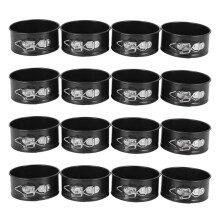 4-Inch Mini Springform Pan Set - 16 Piece Small Nonstick Cheesecake Pan for Mini Cheesecakes, Pizzas and Quiches
