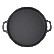 Poêle à crêpes plate antiadhésive, chauffage uniforme, poêle à crêpes en fonte épaisse pour cuisine 35 cm