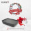 Home Set of 8 Durable Non-Stick Carbon Steel Baking Bricks for Easy Storage 2