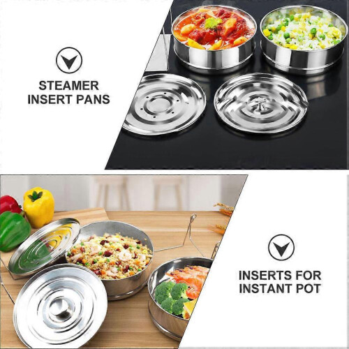 Cage Steamer Steamer Pot Stackable Steamer Insert Pans Pressure Cooker with Insert Stainless Steel Insert Pans 1