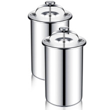 2 Piece Meat Press Maker Stainless Steel Ham Press Maker with Thermometer Sandwich Meat Press Bacon Ham Maker