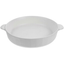 JMXIANG Baking Dish Roasting Pan Round Baking Dish Ceramic Bakeware Double Handle Baking Dish