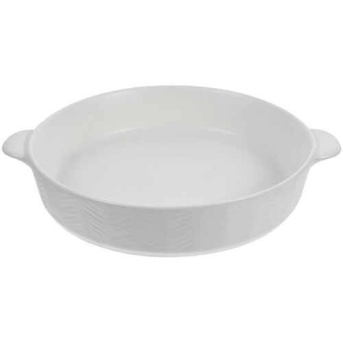 JMXIANG Baking Dish Roasting Pan Round Baking Dish Ceramic Bakeware Double Handle Baking Dish