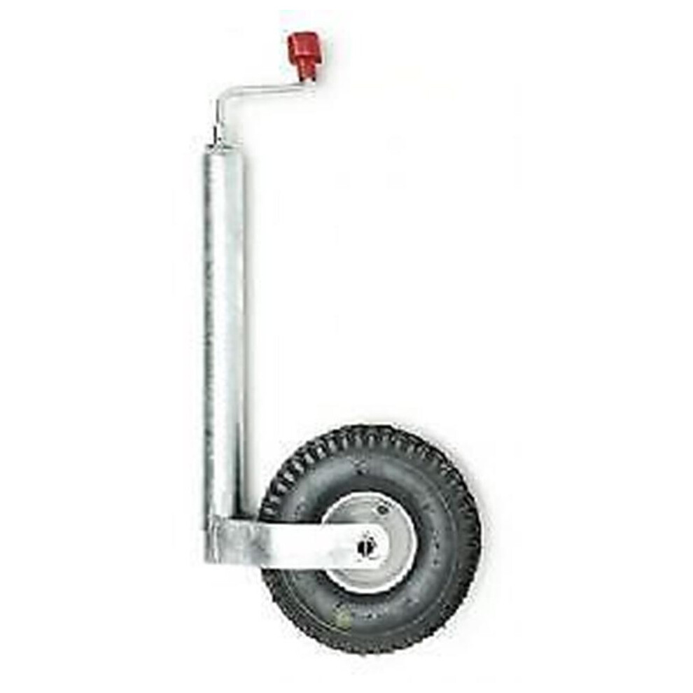 Alko Heavy Duty Jockey Wheel 48Mm Pneumatic Caravan Trailer Towing 1222438 61895522