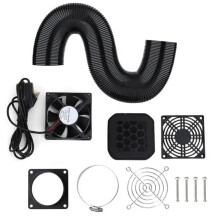 Boîtier pour Imprimante 3D 800 X 800 X 250 mm avec Interface pour Ventilateur D'Extraction, Tente D'Extraction des Fumées Ignifugée
