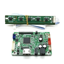 RTD2513 LCD-Driverkaart -Compatibel met LVDS-Controllerkaart 1366x768 Audio met Knoppenkaart