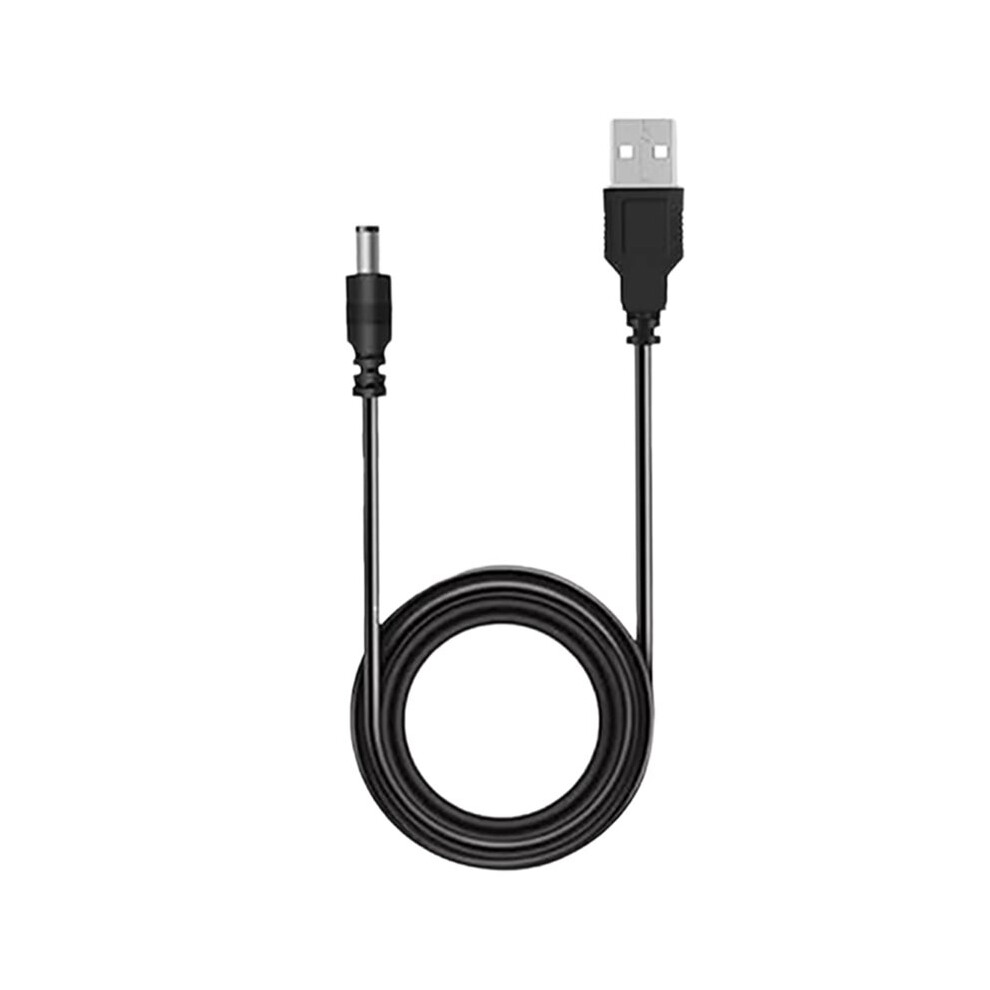 Usb To 5V Power Cord Charging Cable 5.5X2.5mm Jack Plug Connector Adapter With Plug Adapter Power Cord 2.5X0.7mm Black 4713121985892