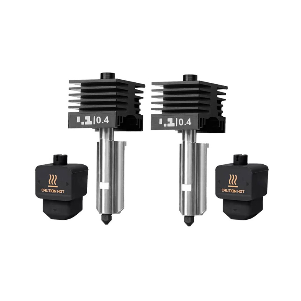 For H2d H2s H2c Hotend 0.4Mm+0.4Mm Hardened Steel Nozzle Hotend Kit For A1 A1 3D Printer Parts 6032995346614