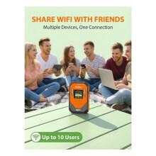 4G LTE Wifi-Router met Simkaartsleuf, 150 Mbps Draadloze Draagbare Router, 4000 MAh Pocket Wifi-Router, Europese Versie