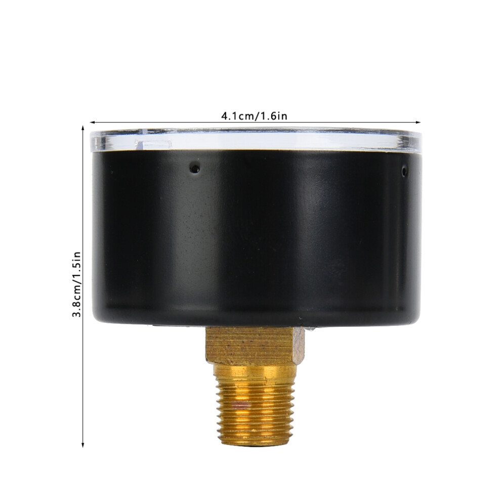 Oil Water Air Mechanical Pressure Gauge 0-300Psi 0-20Bar 1/8Inch Bspt Thread 4631393819090