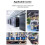 1U Rack 24 Port Straight-Through CAT6 Patch Panel RJ45 Network Cable Adapter Jack Ethernet Distribution Frame 9