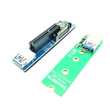 Raiser NVME M.2 to PCI-E X4 Card Extension Port Adapter Riser Card Cards Connector PCIE Extender 60cm