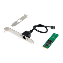 M2 B+M KEY Gigabit Ethernet Adapter 10/100/1000Mbps RJ45 LAN NIC Network Card WG82574L Chip for Computer PC