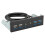 4  USB Hub HD Audio & Microphone Internal CD-ROM Bay Bracket Front Panel Adapter for PC Desktop Tower Case 1