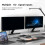 2X2 8K -Compatible 2.1 KVM  8K DP+-Compatible Dual-Screen  Two Inputs and Two Outputs US PLUG 6