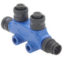 4-Port 5-Pin M12 Gewinde IP67 Wasserdicht NMEA 2000 N2k T-Stecker für , und Simrad Netzwerk