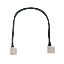 Câble Adaptateur SlimSAS SFF8654 NVMe PCIe SFF-8654 8i Vers 8I, 24 Gbit/S, pour Serveur D'IA, 55 cm, à Coude Latéral Vers Coude Latéral