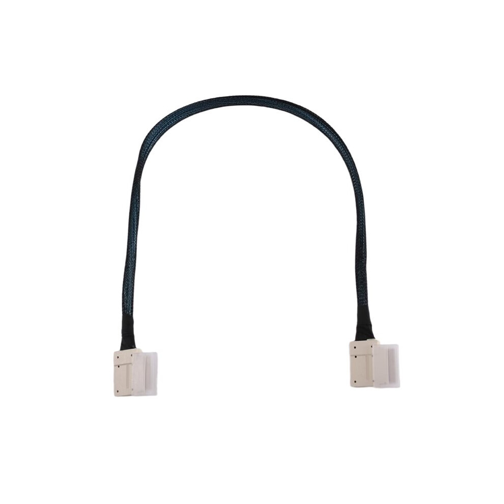 Side Bend To Side Bend Slimsas Cable Sff8654 8I To 8I Nvme Pcie Sff-8654 Adapter Cable 24Gbps For Ai Server 55Cm 6032031571734