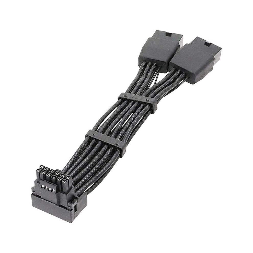 New Gpu Rtx4090 Rtx4080 Series 16Awg 2X8pin Pci-E To 16Pin (12+4) Pci-E 5.0 12Vhpwr Connector 90-Degree Elbow 2X8plb 4714120339563