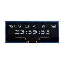 Module D'Affichage OLED 2,23 Pouces pour Raspberry Pi Display SSD1305 128x32 Pixels Communication I2C/SPI
