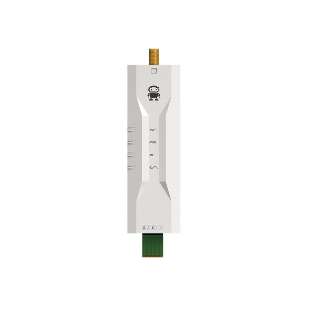 Wifi Serial Server Wifi+Ble Dual-Mode Serial Server Modbus Support Tcp/Udp/Http/Mqtt Ble5.2 Rs485 Interface White 4711772178489