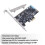 Scheda Adattatore da PCI-e A Type-C, Scheda di Espansione PCI-e A Type-C X2 + Type-e + 19 PIN, USB 3.2 GEN1 A 5 Gbps per Win7/8/10/11 5
