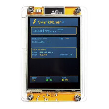 SparkMiner 700kH/S + Behuizing, 2x Sneller Dan Nerdminer, BTC Solo Loterijminer, Bitcoin Crypto, 2,8" Slim Display