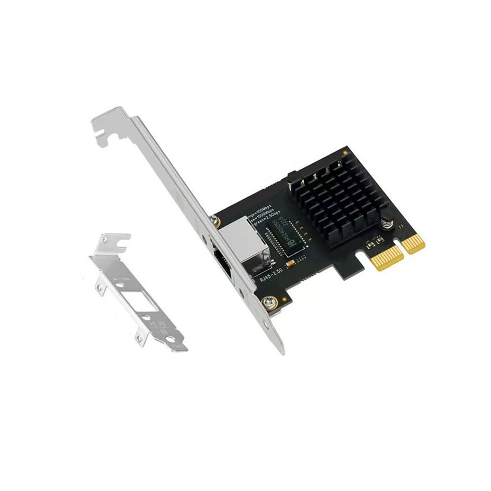 2.5G PCI-E to RJ45 Network Card RTL8125B Chip 100/1000/2500Mbps Ethernet LAN Adapter PCIe X1 PC Wired Network Controller-image-OPC-PVH8HKJ-NEW