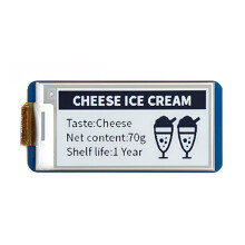 Écran EPaper 2,13 Pouces pour Raspberry Pi , Encre Électronique Blanche/Noire, 250 X 122 Pixels, Interface de Communication SPI