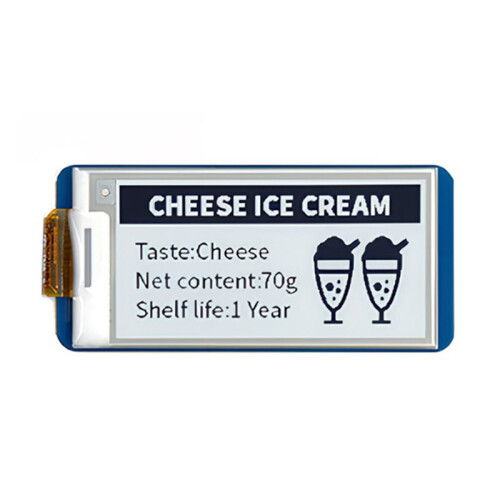 2.13inch EPaper Display for Raspberry Pi  E-Ink White/Black 250x122 Pixels SPI Communication Interface Screen