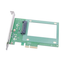 Adaptateur PCIe Vers U.2 PCI Express 3.0 X4 Vers U.2 NVMe SFF-8639 Carte D'Extension SSD 2,5 Pouces Convertisseur Riser 32 /S pour PC