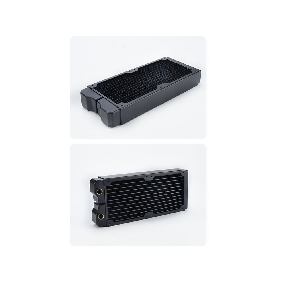 120Mm X2 40Mm Thickness Copper Radiator 40Mm Suitable 12Cm Series Computer Dual 120Mm Fan Heatsink 4712665285789