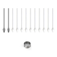 10 Pointes + 2 Pointes Métalliques de Rechange pour le Stylet S Pen des Tablettes pour Tab S11/S11 Ultra (12 Pointes + Clip)